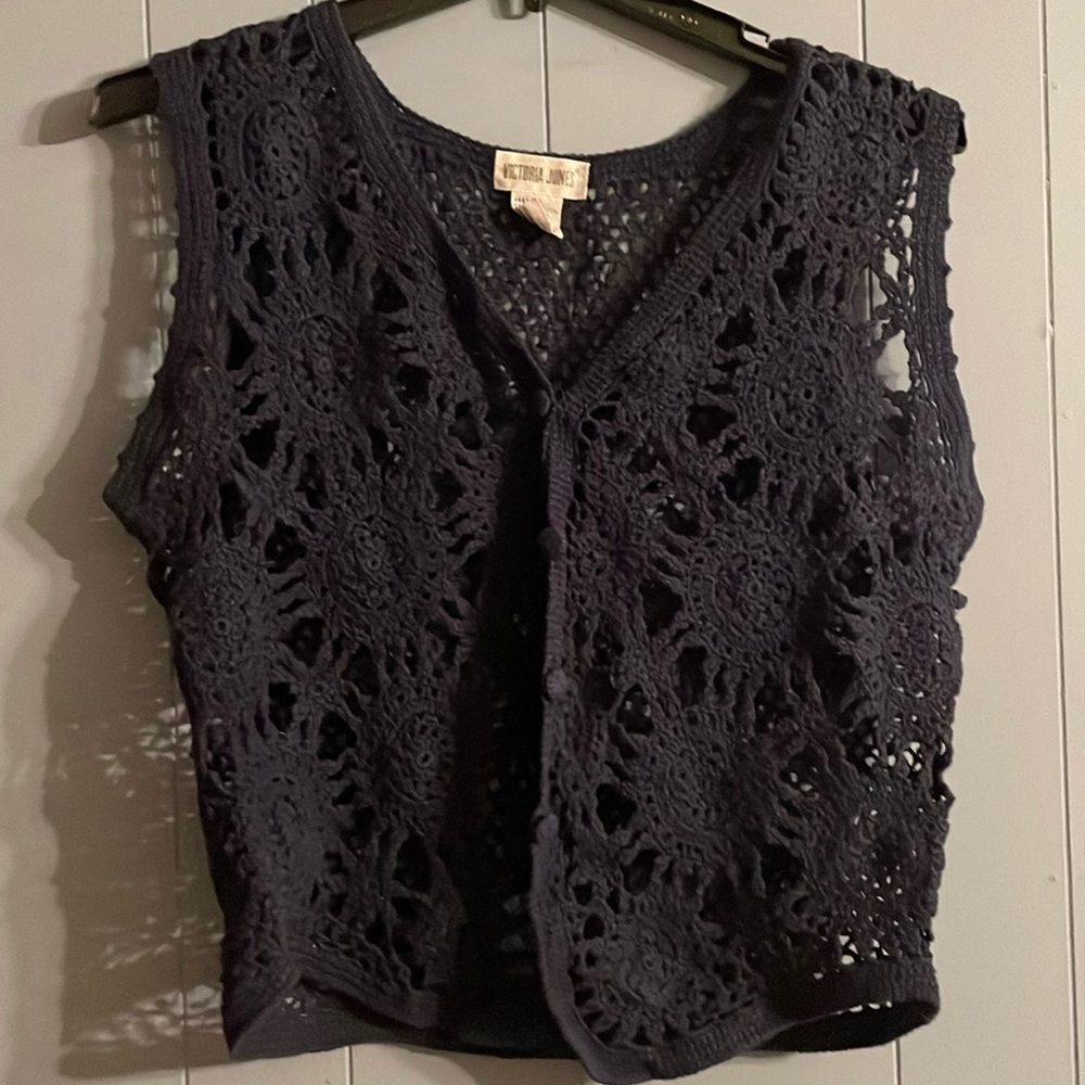 Vintage crochet cardigan